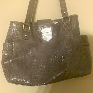 Gray Liz Claiborne purse gently used